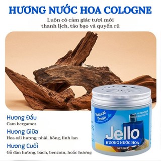 Sáp Thơm Ô Tô Jello Khử Mùi Hiệu Quả - Hương Thơm Thanh Lọc Tự Nhiên, Lưu Hương Lâu