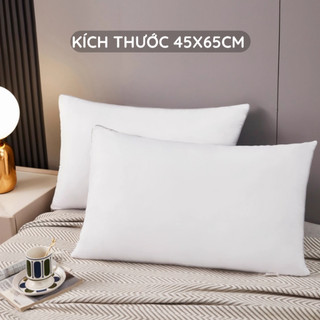 Ruột gối hơi bông gòn M2T Bedding trắng tinh khiết gối đầu nằm êm ái hỗ trợ đầu và cổ