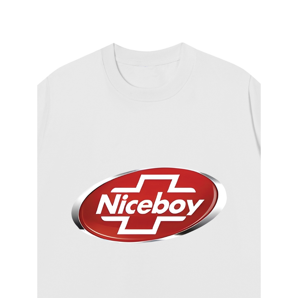 Áo Vớ Vẩn Vui Tươi REDLABEL Áo Thun NICEBOY Cotton 100% Oversize Nam Nữ TS34