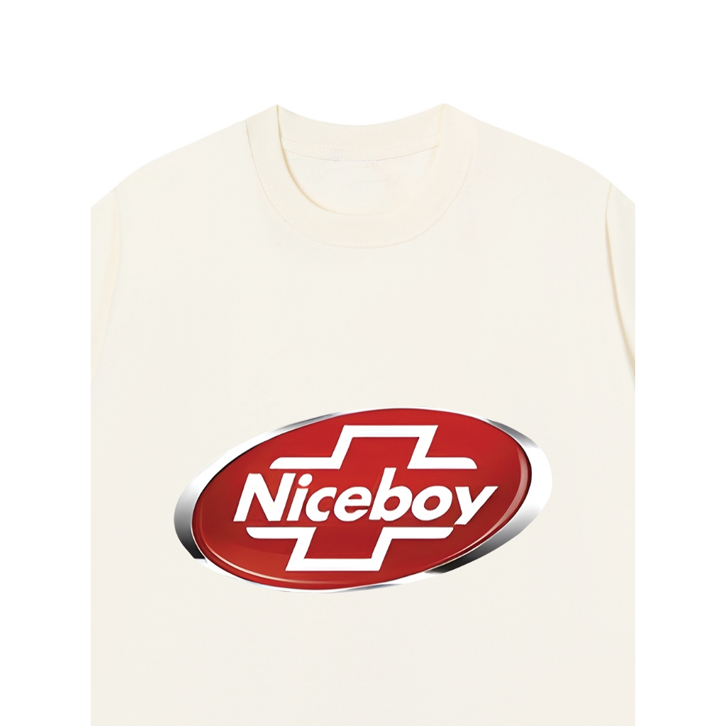 Áo Vớ Vẩn Vui Tươi REDLABEL Áo Thun NICEBOY Cotton 100% Oversize Nam Nữ TS34