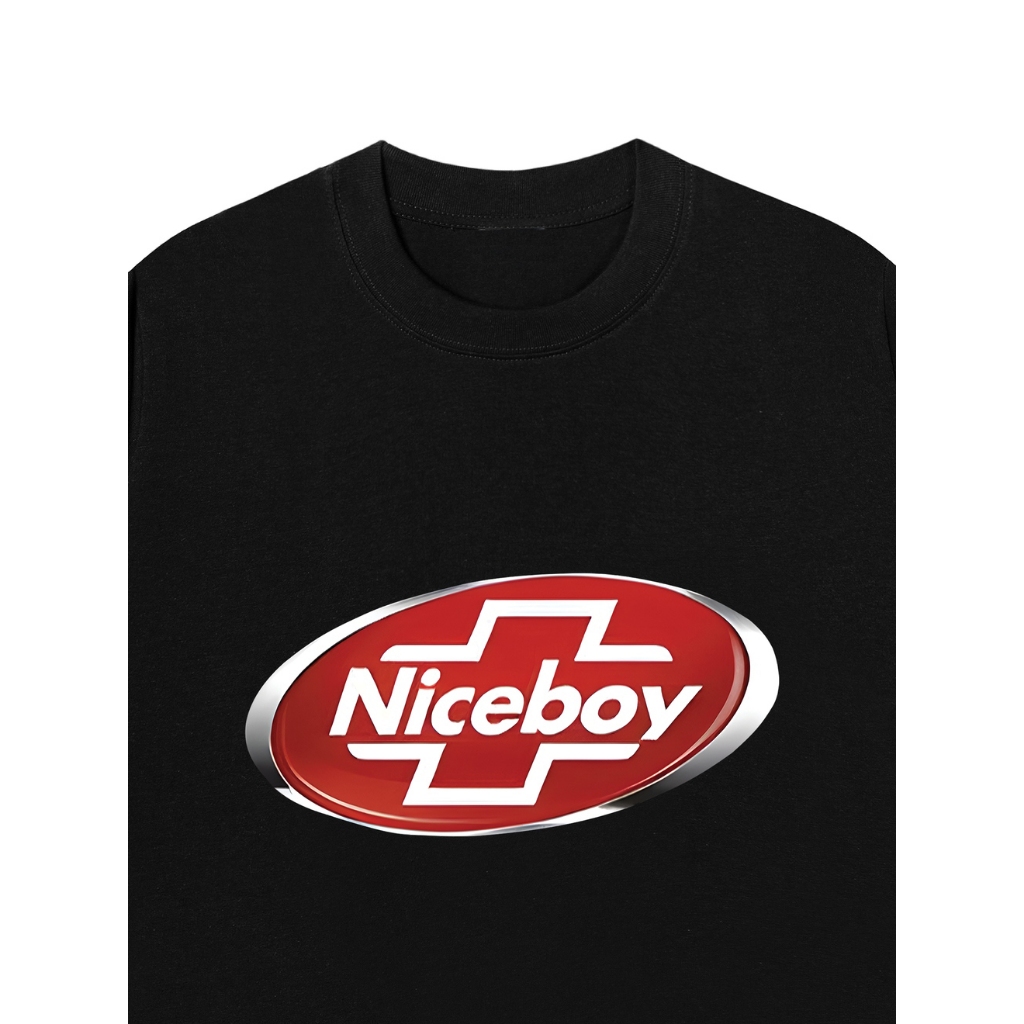 Áo Vớ Vẩn Vui Tươi REDLABEL Áo Thun NICEBOY Cotton 100% Oversize Nam Nữ TS34