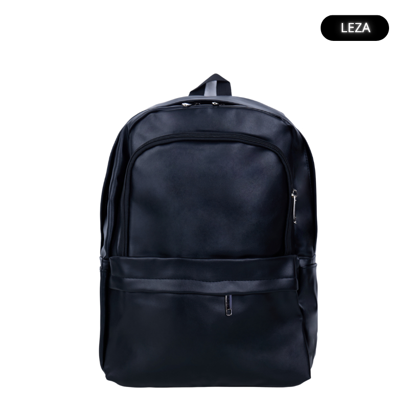 Balo nam nữ đi học balo da pu nam nữ ulzzang chống thấm nước basic trơn đựng laptop