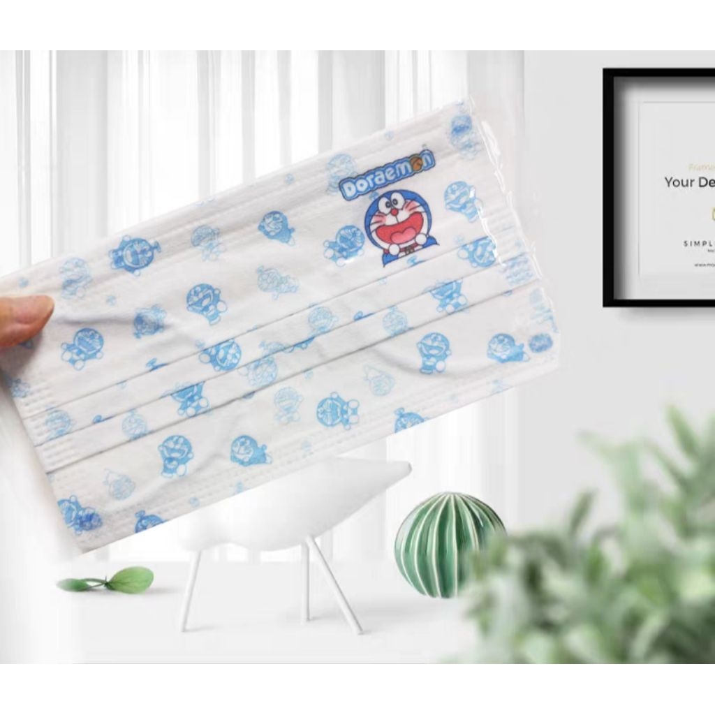 (Set 10/50c) khẩu trang y tế Hoạt Hình Doraemon Người Lớn