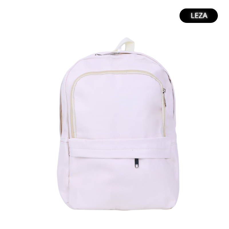 Balo nam nữ đi học balo da pu nam nữ ulzzang chống thấm nước basic trơn đựng laptop