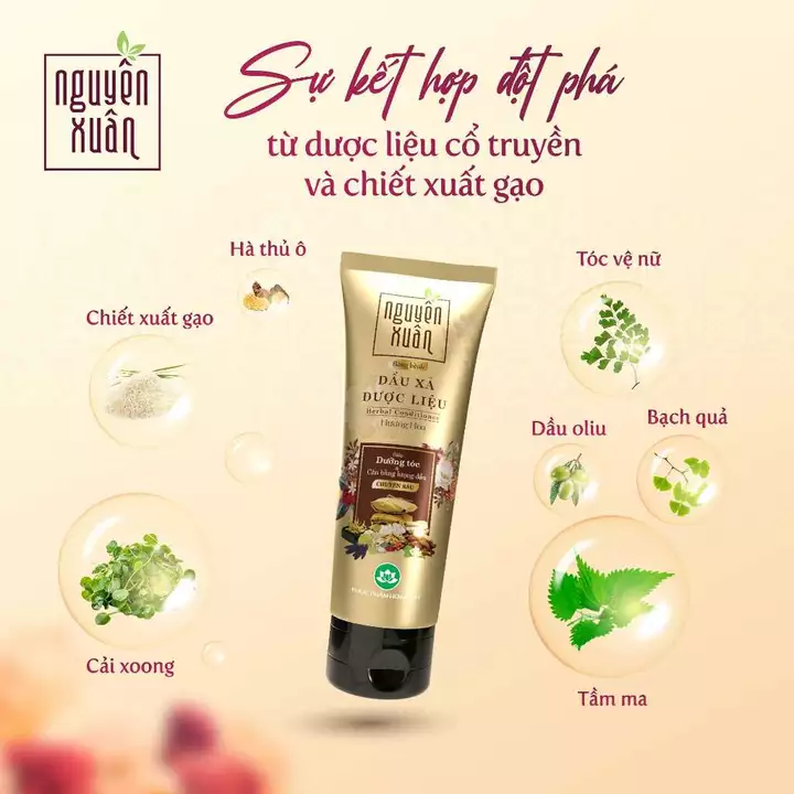 Bộ Dầu gội 365g và Dầu xả 160g Nguyên Xuân bồng bềnh - Dành cho tóc dầu bết – 5