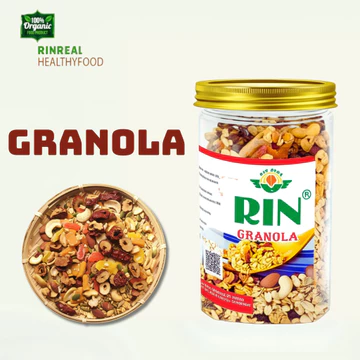 Granola Rin Real, Granola ăn kiêng, ngũ cốc giảm cân, ngũ cốc lợi sữa, ngũ cốc dinh dưỡng siêu giòn ngon