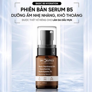 Tinh chất dưỡng ẩm DrCeutics Basic Panthenol 5% + Saccharide Hydrolysate 2% (30g/40g/108g)