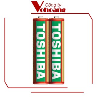 Vỉ 2 viên Pin đũa AAA Toshiba R03KG chính hãng - Pin carbon - Pin không sạc