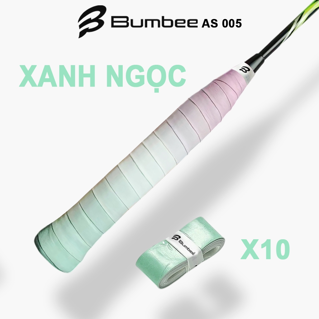 Quấn Cán Vợt Loang Màu Bumbee AS005 – Đẹp Độc Lạ, Cầm Là Ghiền Túi Zip Vỉ 10c Tiện Lợi