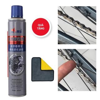 Bình Xịt Dung Dịch Tẩy Rửa Vệ Sinh Sên Xích Líp Xe Đạp Hiêu Cylion Dung Tích 300ML, Loại Bỏ Chất Nhờn Cặ