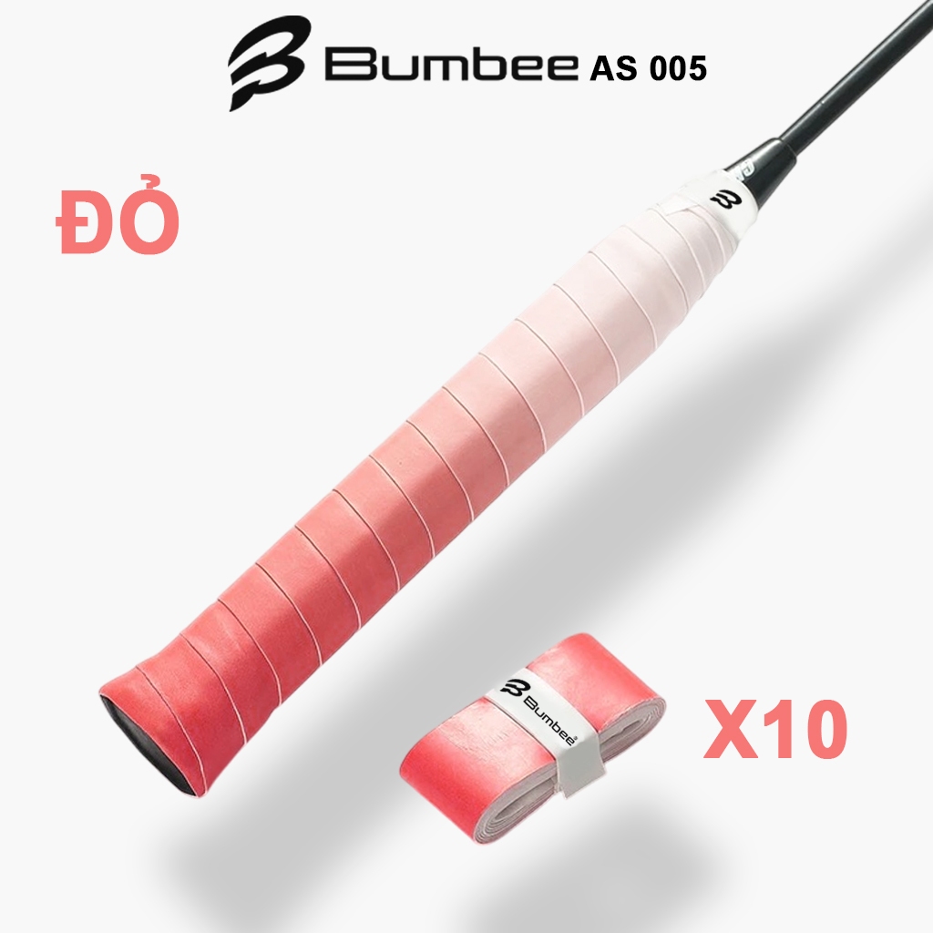 Quấn Cán Vợt Loang Màu Bumbee AS005 – Đẹp Độc Lạ, Cầm Là Ghiền Túi Zip Vỉ 10c Tiện Lợi