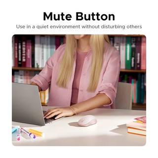 Chuột không dây, UGREEN, Chế độ kép 2.4G và Bluetooth, 4000DPI, Có Thể Điều Chỉnh 4 cấp độ, 3 nút im lặng, Màu xám