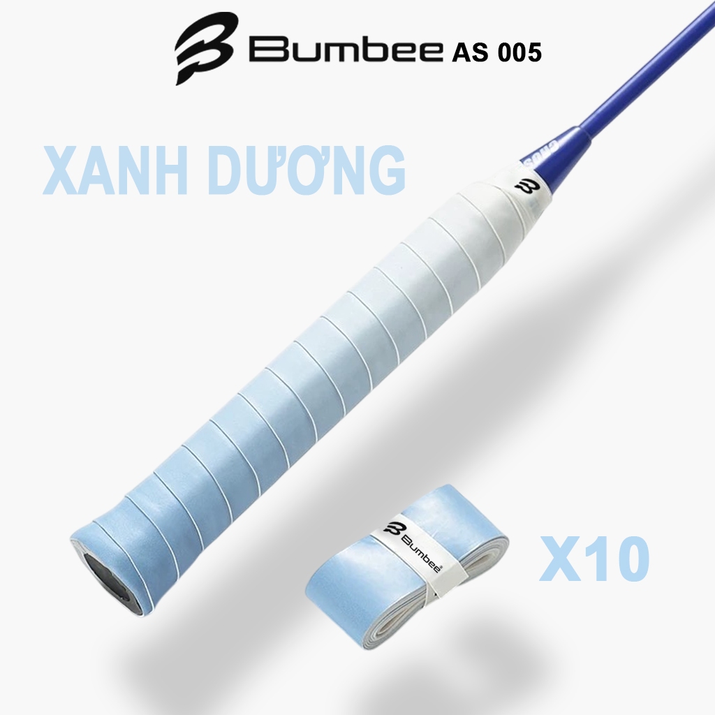 Quấn Cán Vợt Loang Màu Bumbee AS005 – Đẹp Độc Lạ, Cầm Là Ghiền Túi Zip Vỉ 10c Tiện Lợi