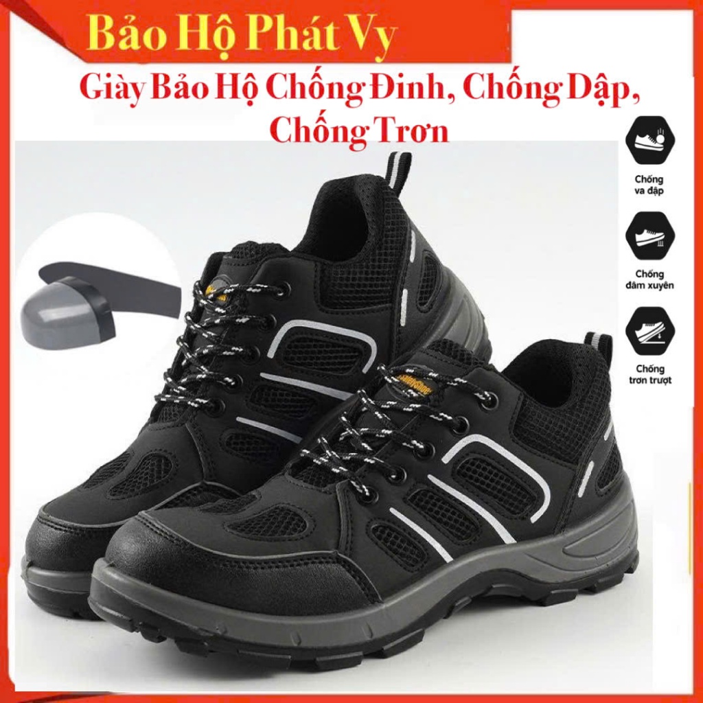 Giày Bảo Hộ Lao Động Kiểu Thể Thao SAFEGO MS610-Mũi Thép Chống Va Đập ...