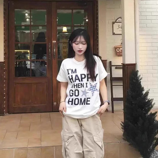 Mua hộ Hàn Quốc waikei  Sao sọc thư ngắn tay áo riku Maeda Lu cùng kiểu tay áo ngắn T Áo sơ mi ngắn T  Đồng tính nữ