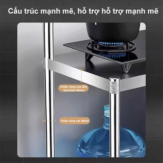 Kệ bếp gas inox Kệ Để Đồ nhà bếp inox cao cấp Kệ inox 3 tầng Có thể chịu được 300kg