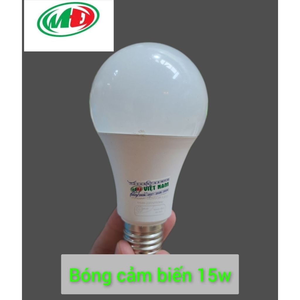 Bóng cảm biến Radar tự động sáng khi có người( 2 cảm biến: Ánh sáng + chuyển động) gian hàng chính hãng
