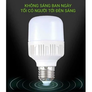 Bóng cảm biến Radar tự động sáng khi có người( 2 cảm biến: Ánh sáng + chuyển động) gian hàng chính hãng