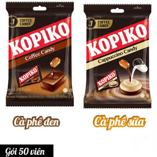 Combo 2/5/10 kẹo kopiko cafe đen,cafe sữa gói 140g