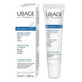 [HÀNG CÔNG TY] Kem dưỡng môi khô, nứt nẻ Uriage Bariederm Cica Levres Baume Protecteur (15ml)