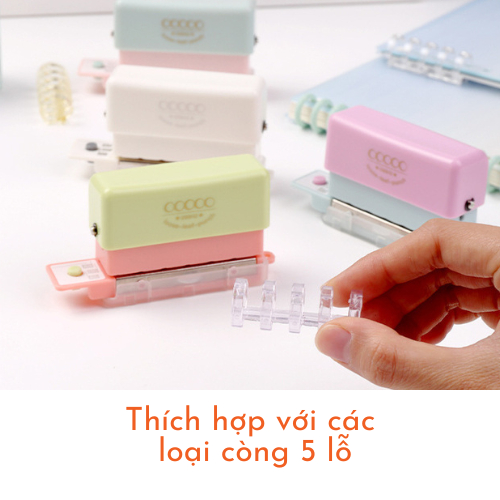 Đồ Bấm Lỗ Giấy Sổ Còng 5 Lỗ KW-Trio 99H2, Dụng Cụ Bấm Lỗ Tròn Trên Giấy 5 Lỗ Làm Sổ Còng A5 -20 Lỗ, B5 -26 Lỗ, A4-30 Lỗ