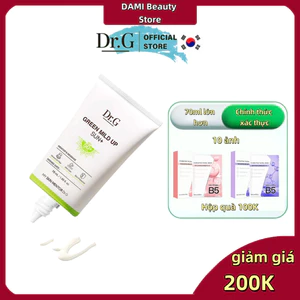 Kem Chống Nắng Dr.G Green Y7,Thuần Vật Lý Cho Da Nhạy Cảm Sun+ SPF50+PA++++ 70ml