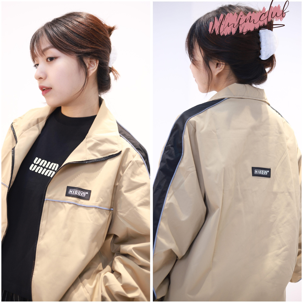 [HÀNG LOẠI 1] Áo Khoác Gió 2 Lớp Unisex Nam Nữ Chống Nước Viền Phản Quang Unim Vải Gió Tráng Bạc