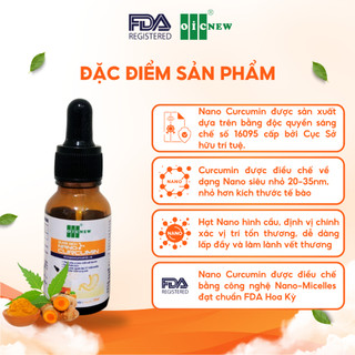 (COMBO MUA 5 TẶNG 3)Thực Phẩm Bảo Vệ Sức Khỏe Dung Dịch Nano Curcumin OIC NEW Giảm Đau Dạ Dày Cải Thiện Tiêu Hóa 10ml