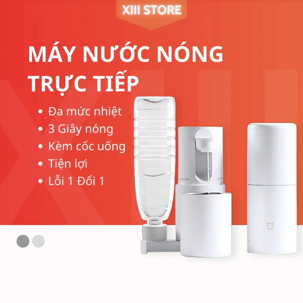 Máy Nóng Nước Tức Thời 11 Chế Độ Nhiệt, Làm Nóng Nhanh 3 Giây, Kèm Cốc Uống Inox 304, Khóa Trẻ Em An Toàn - Nhỏ Gọn Tiện