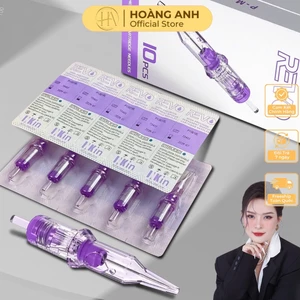 Kim Pen INKIN REVO Kim Màu Tím Eztattoo Hộp 10 kim