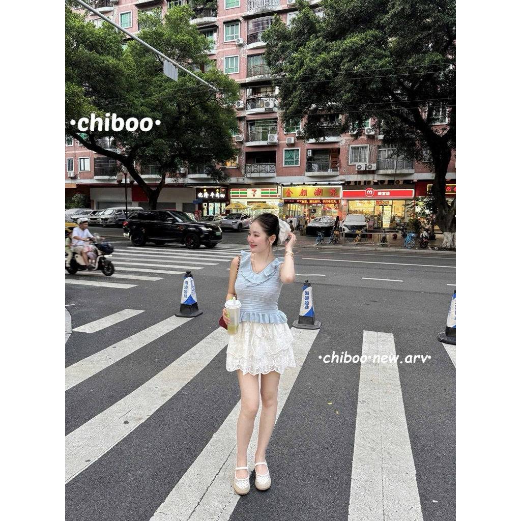 [𝐒𝐮𝐙𝐲] Chân Váy Ren 2 Tầng QCCC Loại 1