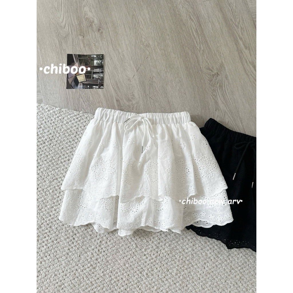 [𝐒𝐮𝐙𝐲] Chân Váy Ren 2 Tầng QCCC Loại 1