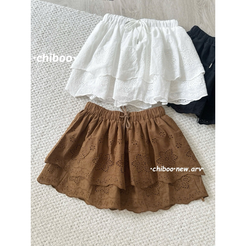 [𝐒𝐮𝐙𝐲] Chân Váy Ren 2 Tầng QCCC Loại 1