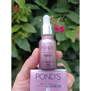 Serum sáng đa tầng Ban Đêm Pond's Bright Miracle mờ thâm sạm với 50X Niasorcinol 14G