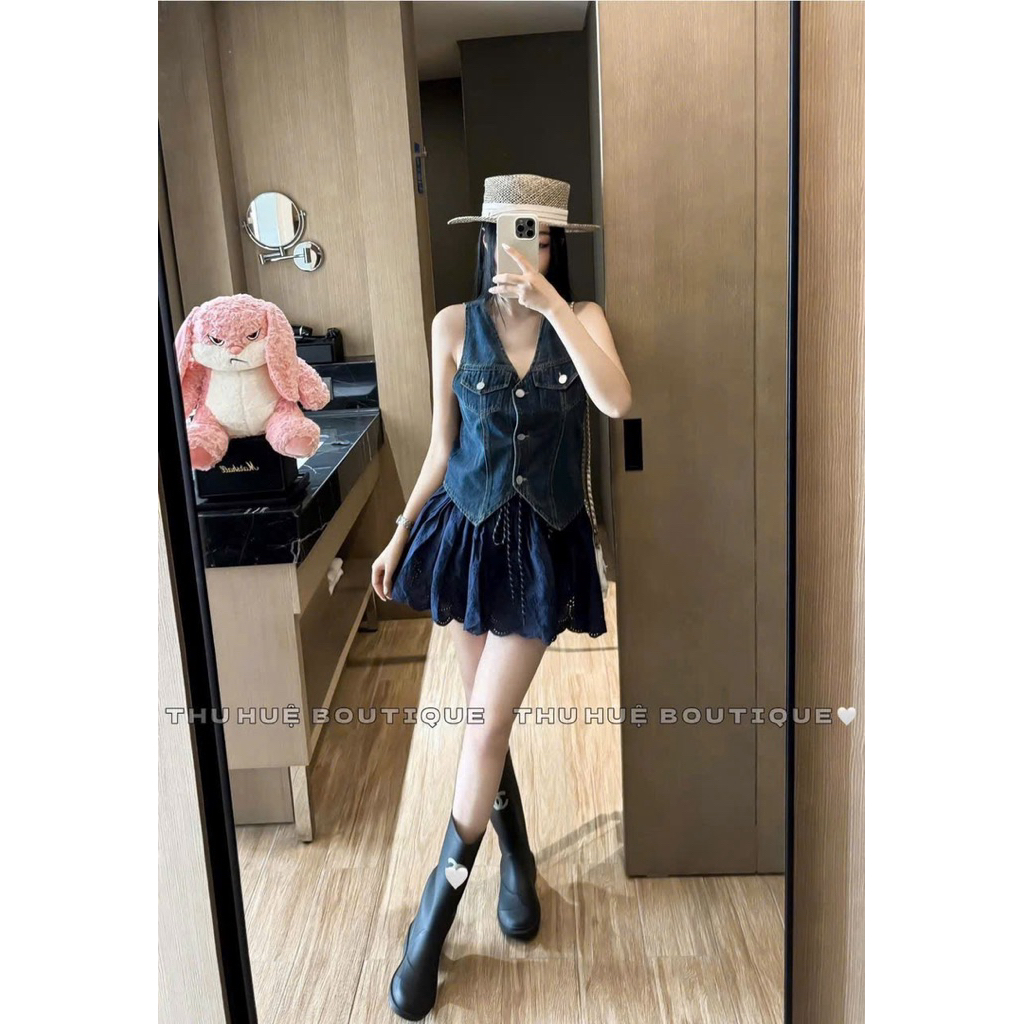 [𝐒𝐮𝐙𝐲] Chân Váy Thô Ren Rút Dây QCCC Loại 1