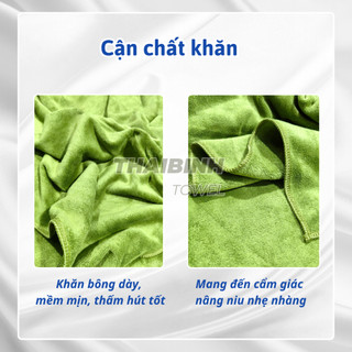 Khăn Tắm Spa, Khăn Body Quấn Người THAI BINH TOWEL 70x140cm Thấm Hút Nước Tốt, Siêu Mềm Mịn Chuyên Dùng Cho Spa Làm Đẹp
