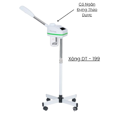 Máy Xông Hơi Mặt, Máy Xông 1 Cần Nóng, Thiết Kế Mẫu Mới Có Ngăn Đựng Thảo Dược, Bảo Hành 6 Tháng