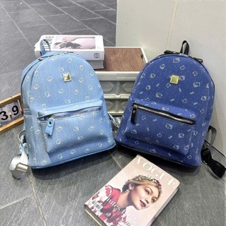 ( Dây Quai To ) Hello Kitty Balo Vải Bò Nam Nữ Thời Trang Size41 Jừa A4 Laptop Chất Da Đẹp Đi Học Du Lịch Tiện Dụng BL11