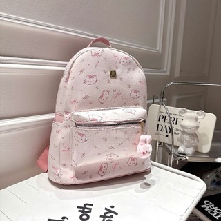 ( Tặng Móc Khóa ) Balo Quai Nhỏ Hello Kitty đi học nam nữ thời trang size 40 vừa A4 laptop chất da đẹp đi chơi BL12