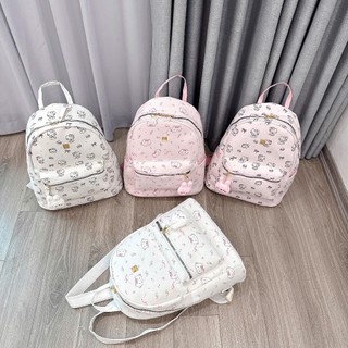 ( Tặng Móc Khóa ) Balo Quai Nhỏ Hello Kitty đi học nam nữ thời trang size 40 vừa A4 laptop chất da đẹp đi chơi BL12