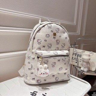 ( Tặng Móc Khóa ) Balo Quai Nhỏ Hello Kitty đi học nam nữ thời trang size 40 vừa A4 laptop chất da đẹp đi chơi BL12