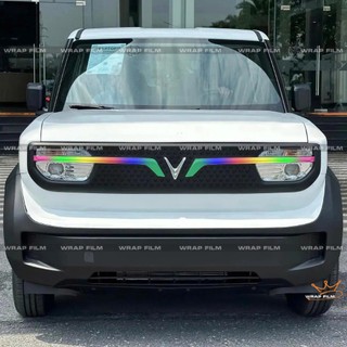 Decal dán thanh crom Vinfast VF3 chất liệu in dầu 3 lớp cao cấp không thấm nước không phai màu
