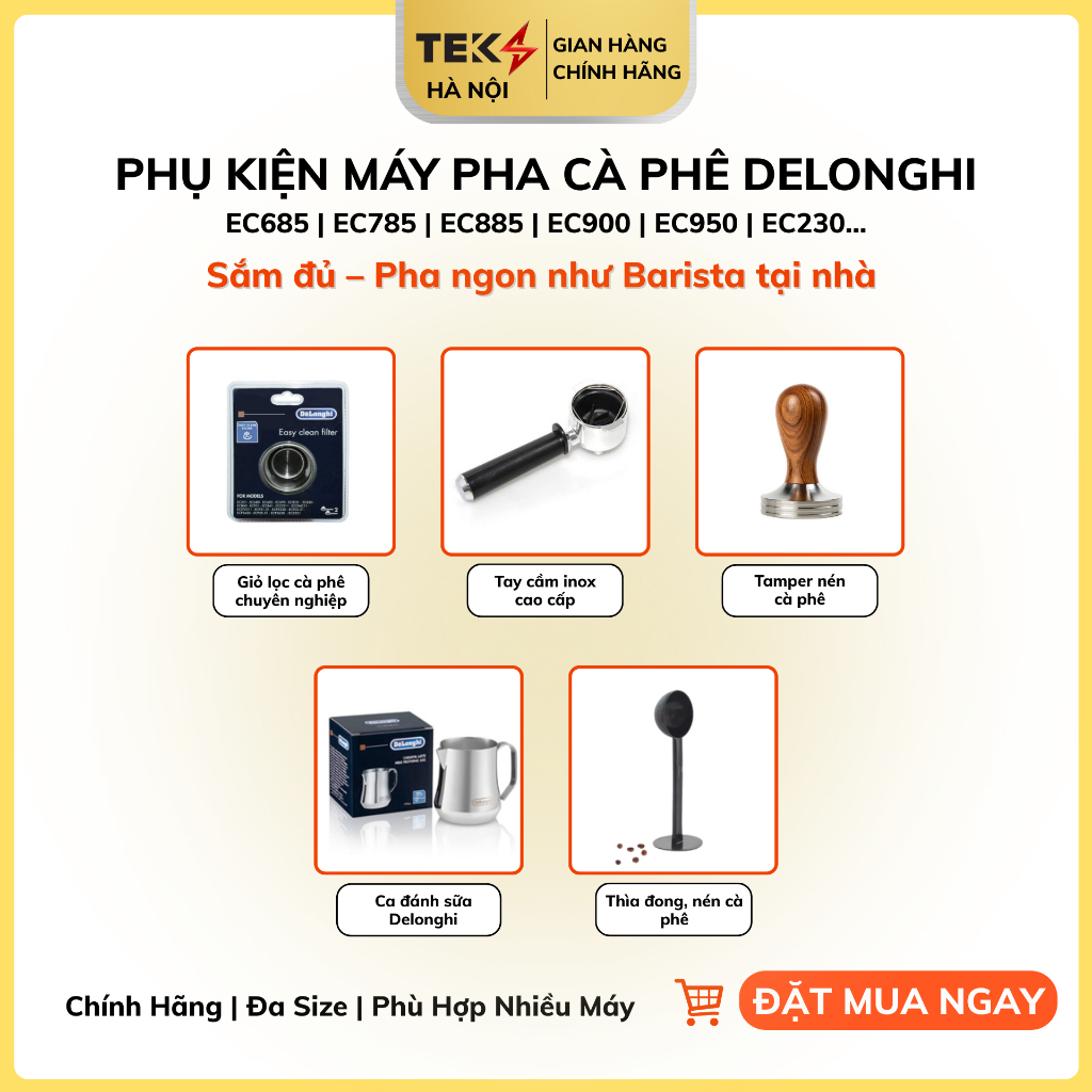 Máy pha cafe delonghi Giá Tốt, Miễn Phí Vận Chuyển, Đủ Loại