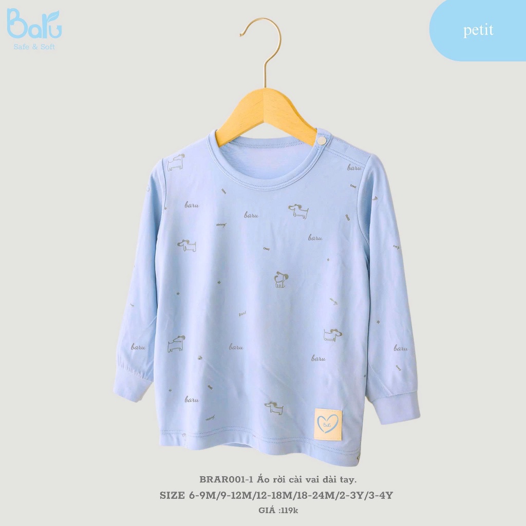Áo cài vai dài tay BRAR001-1
