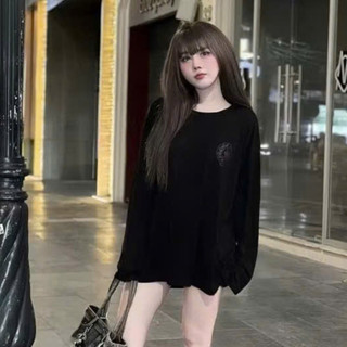 Áo Thun Giấy Mỏng Mùa Thu Cá Tính Phối Đồ Nữ Basic Thời Trang Hotgirl