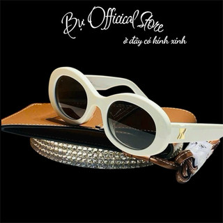 Mắt kính râm oval Bự Store thời trang nam nữ mẫu Hàn quốc 915