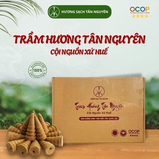 [OCOP 4 SAO] Nụ trầm hương Tân Nguyên cao cấp/thượng hạng, hộp 500gram (~250 viên), trầm hương Huế thiên nhiên
