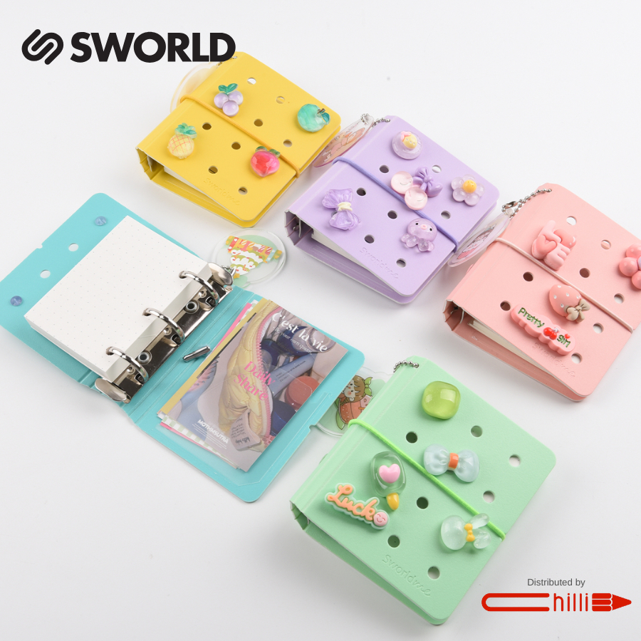 SWORLD Sổ Còng Mini 80 Trang Kèm Charm Tone Patel | Shopee Việt Nam