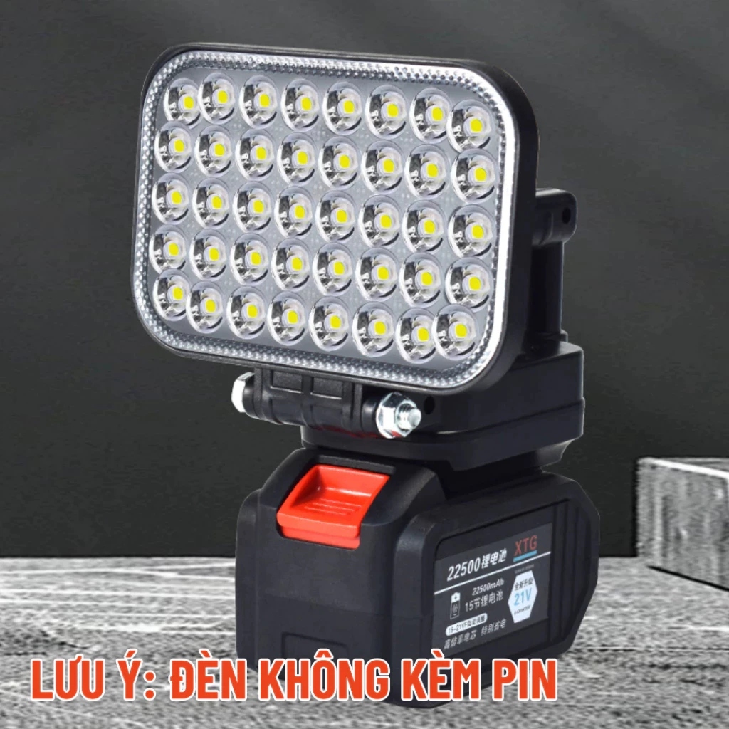 Đèn Pha LED 35 Bóng,55 Bóng Siêu Sáng Dùng Pin Phổ Thông, Công Suất 30W ...
