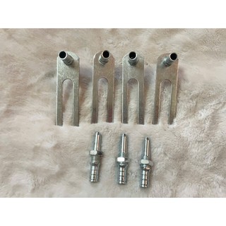 Bộ đầu tưới lốp ô tô, đầu bép bơm nước tươi lốp có sẵn chân bắt (1 bộ)